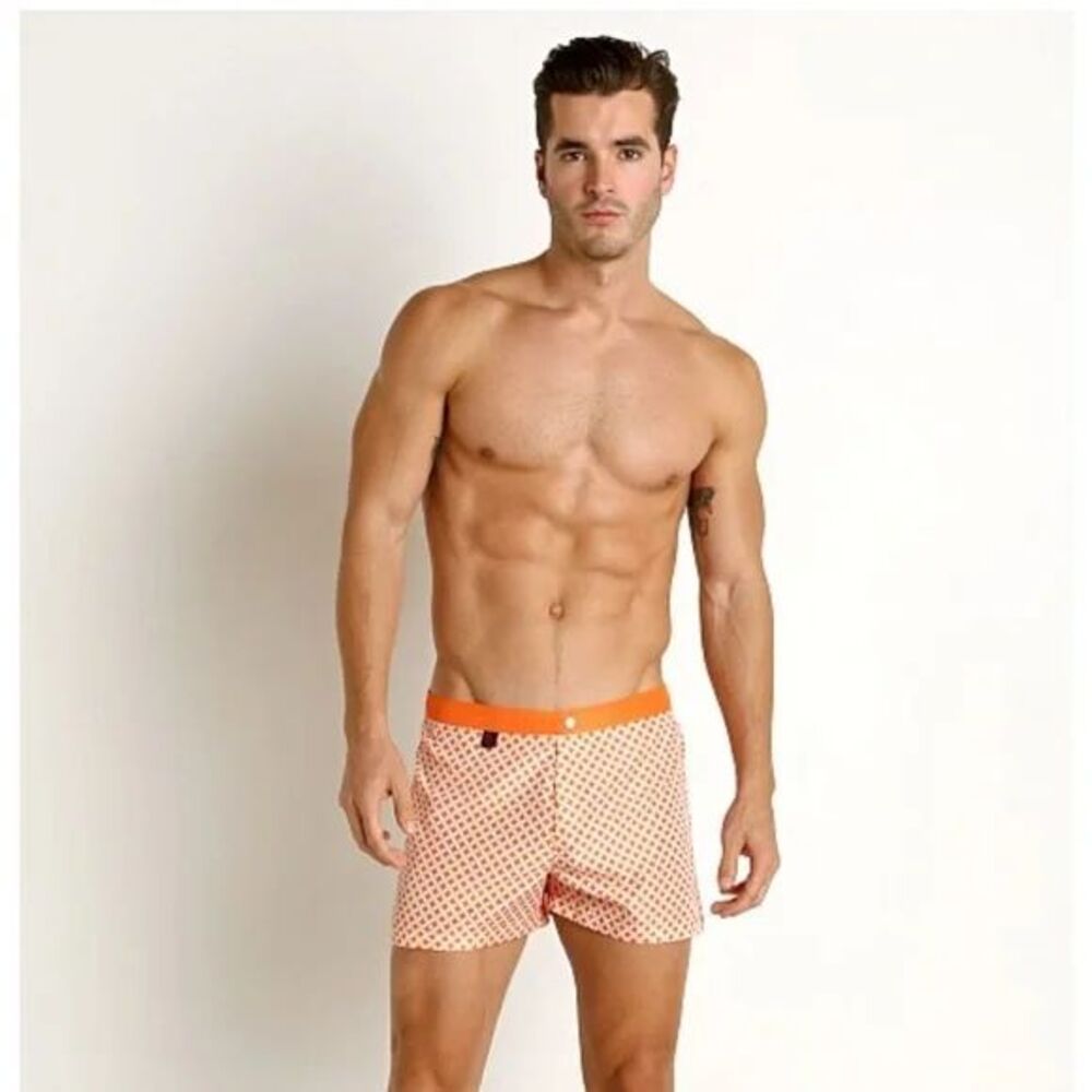 Men’s Small NWT Jack Adams Oswego Swim Trunk Orange